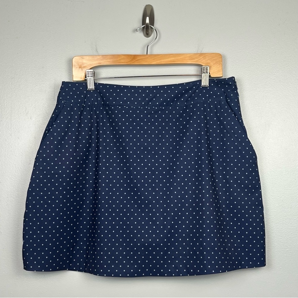 Vineyard Vines Navy Blue Polka Dot Skort